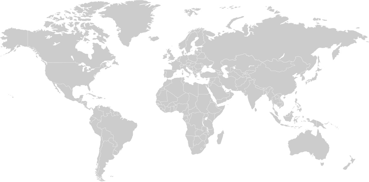 Aica India export markets map